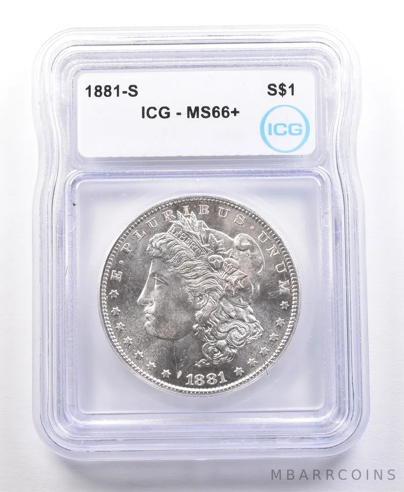 1881-S Morgan Silver Dollar MS66+ ICG *2089