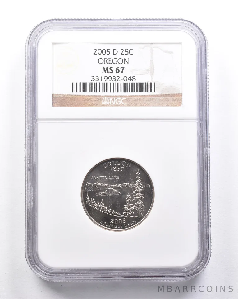 MS67 2005-D Washington State Quarter Oregon NGC *6301