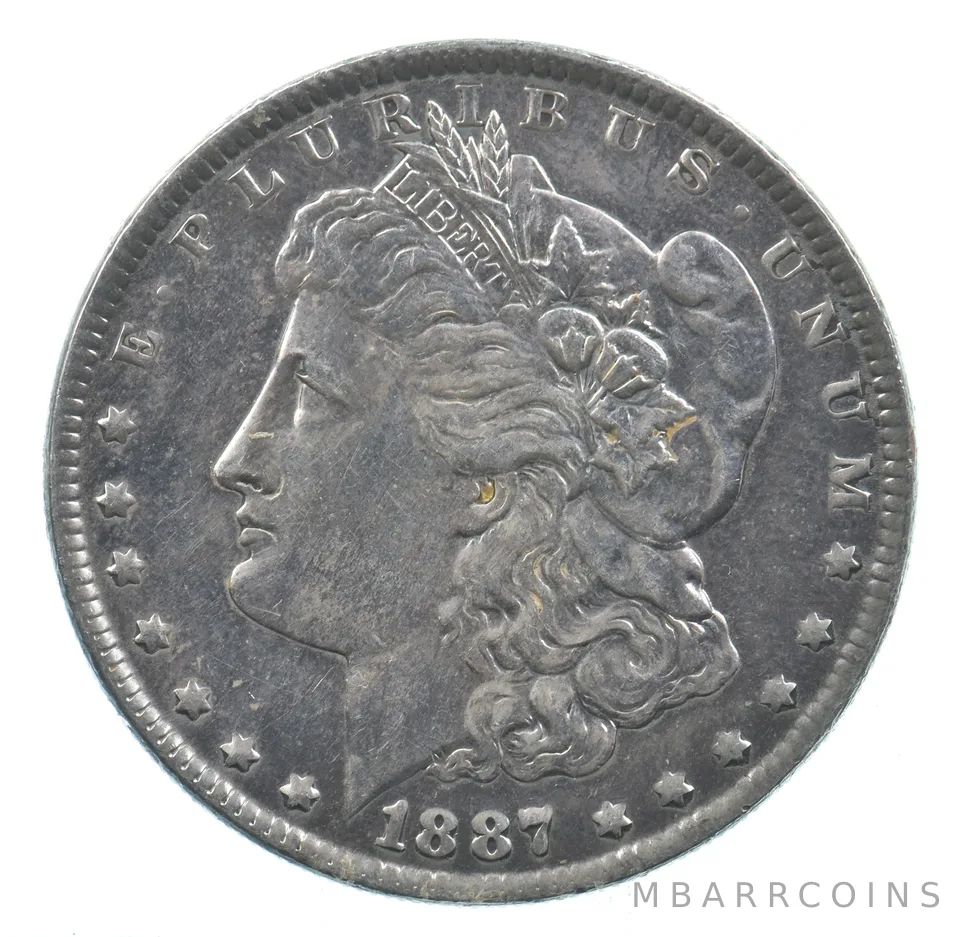 Early - 1887 Morgan Silver Dollar - 90% US Coin *949