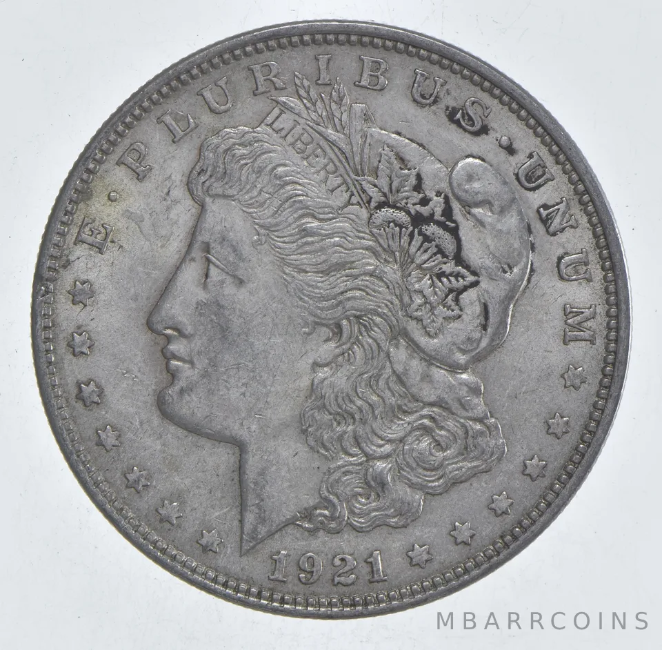 1921 Morgan Silver Dollar - Last Year Issue 90% $1 Bullion *506