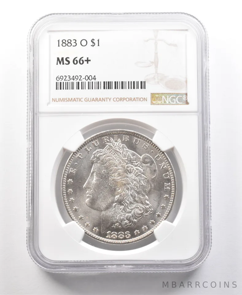 1883-O Morgan Silver Dollar MS66+ NGC *1121