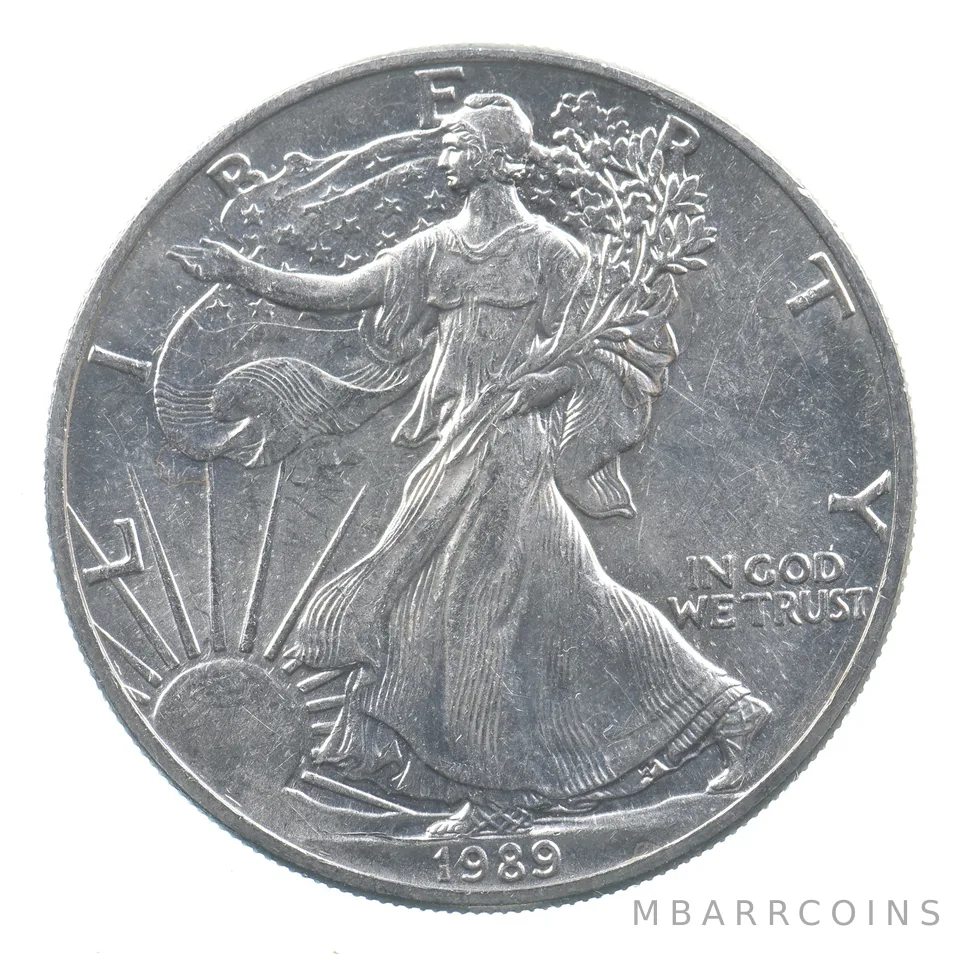 Better Date 1989 American Silver Eagle 1 Troy Oz .999 Fine Silver *686