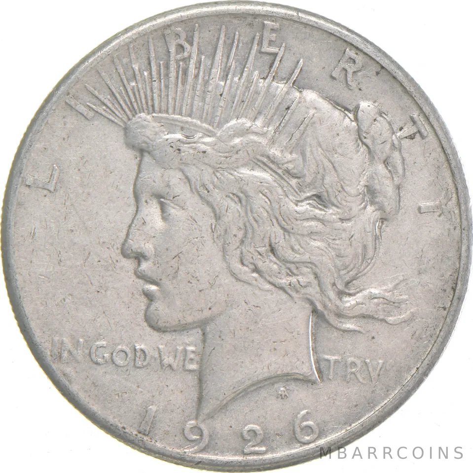 1926 Peace US Silver Dollar - 90% Philadelphia Minted