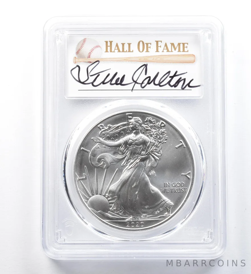 2020 (S) American Silver Eagle Carlton Emergency Issue FDOI MS70 PCGS a1266