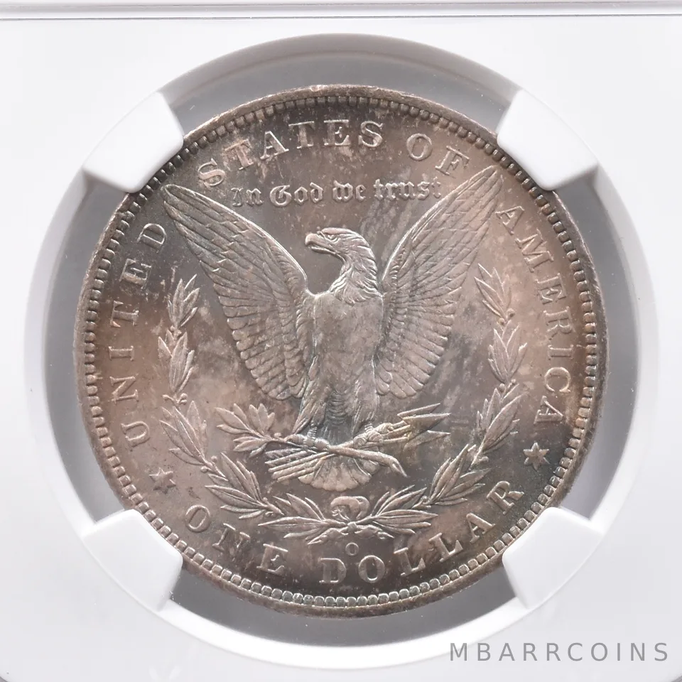 1885-O Morgan Silver Dollar MS63 NGC CAC Beautiful Tone *2408