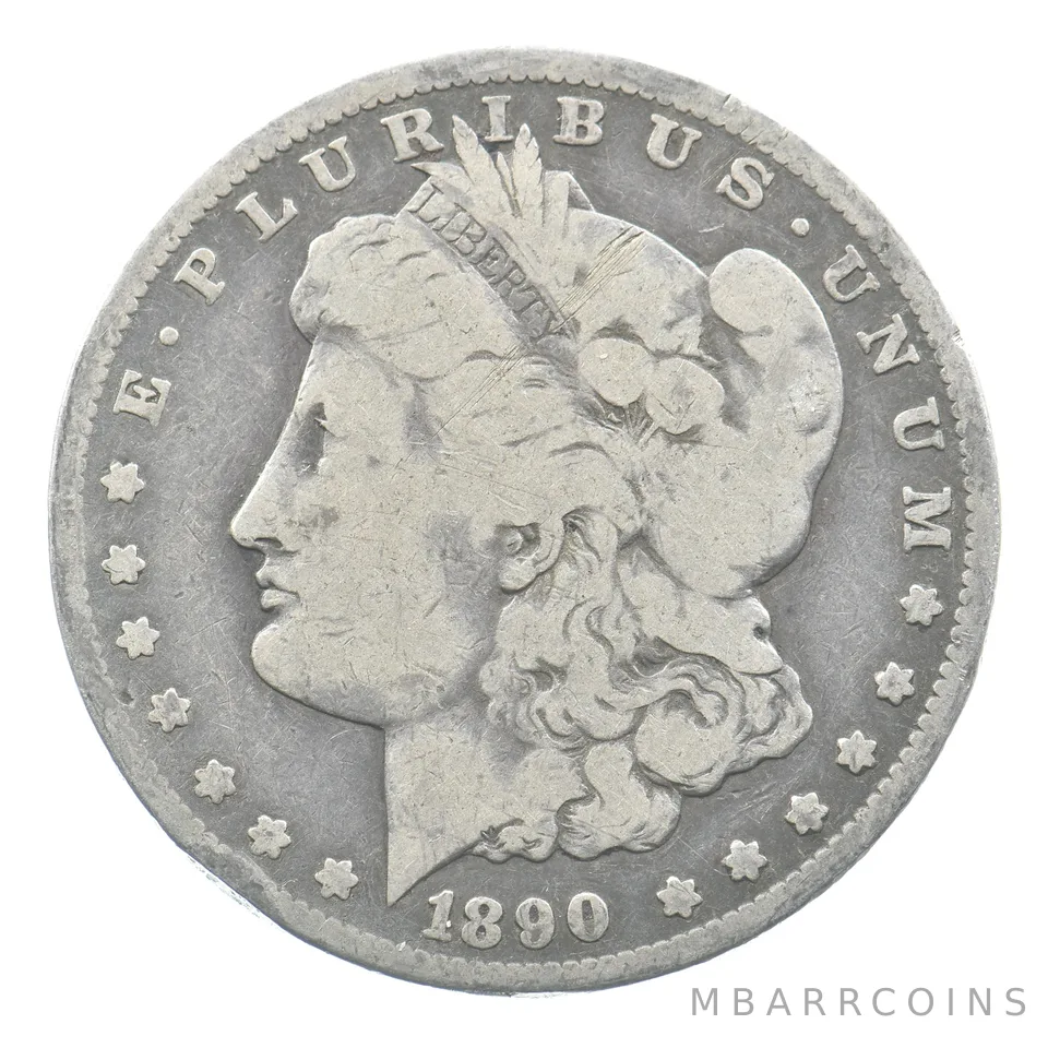 1890-CC Morgan Silver Dollar *9817