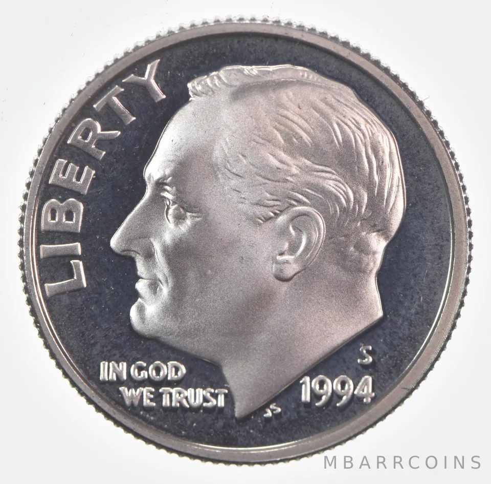 1994-S Roosevelt Dime Proof 90% Silver