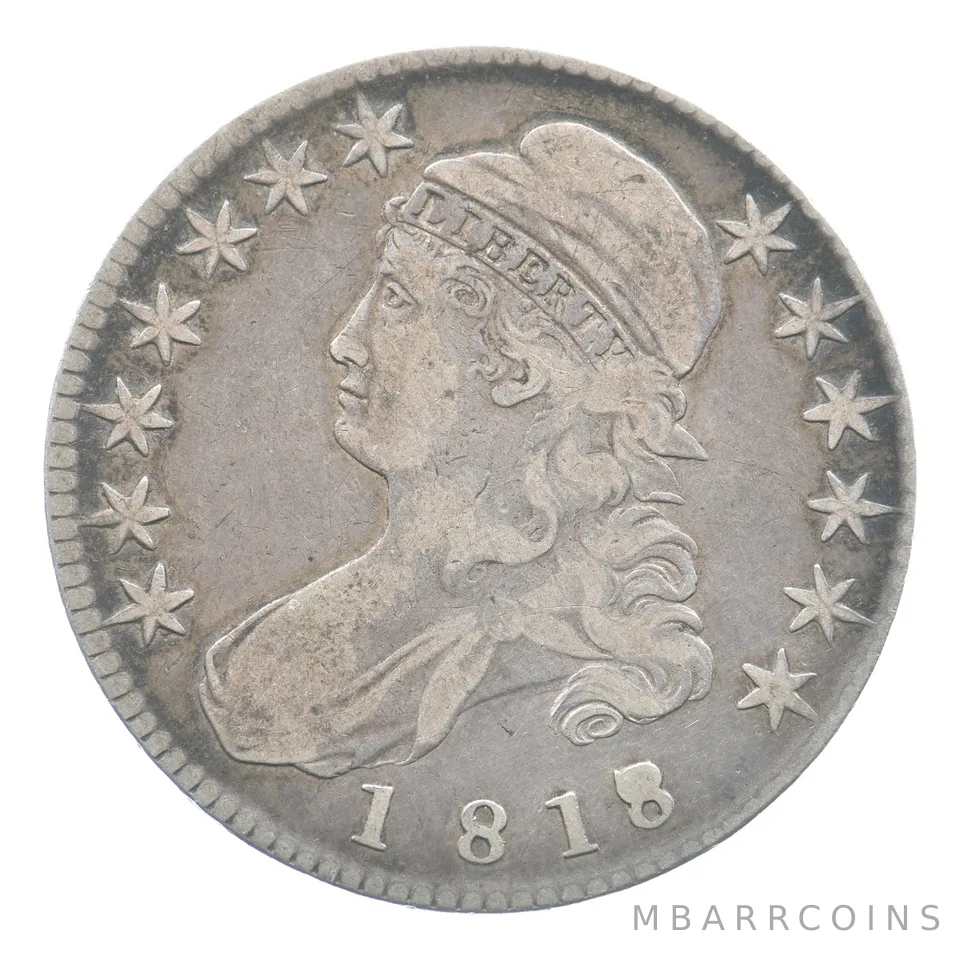 1818 Capped Bust Half Dollar a6860