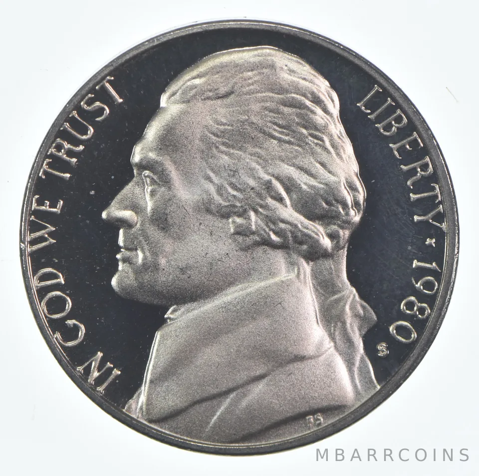1980-S Jefferson Nickel Proof
