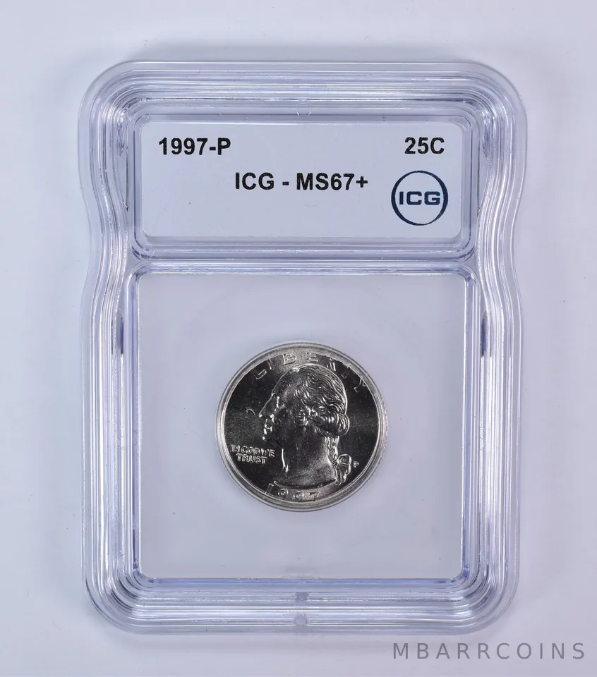 1997-P Washington Quarter MS67+ ICG
