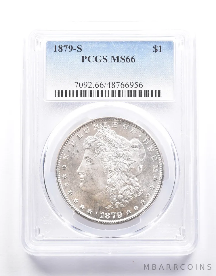 1879-S Morgan Silver Dollar MS66 PCGS *0657