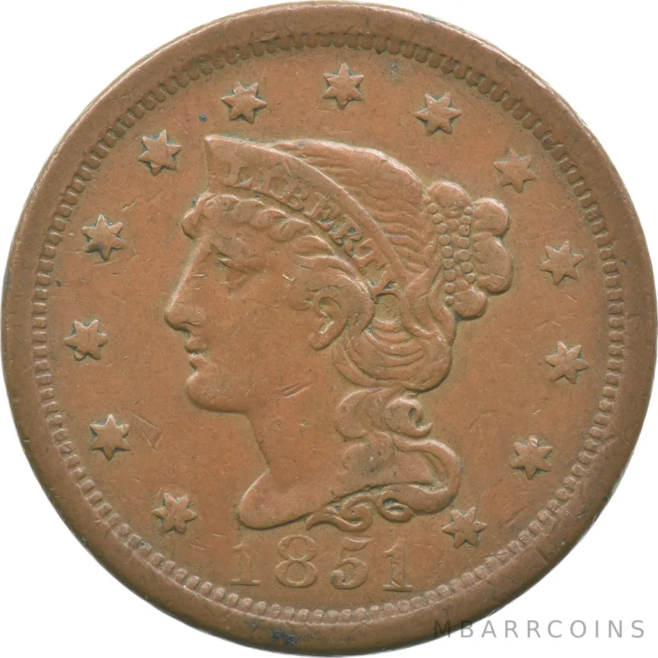 1851 Liberty Head Large Cent *2353