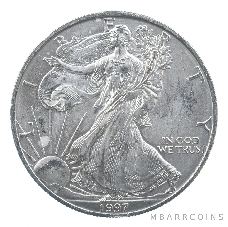 Better Date 1997 American Silver Eagle 1 Troy Oz .999 Fine Silver *716