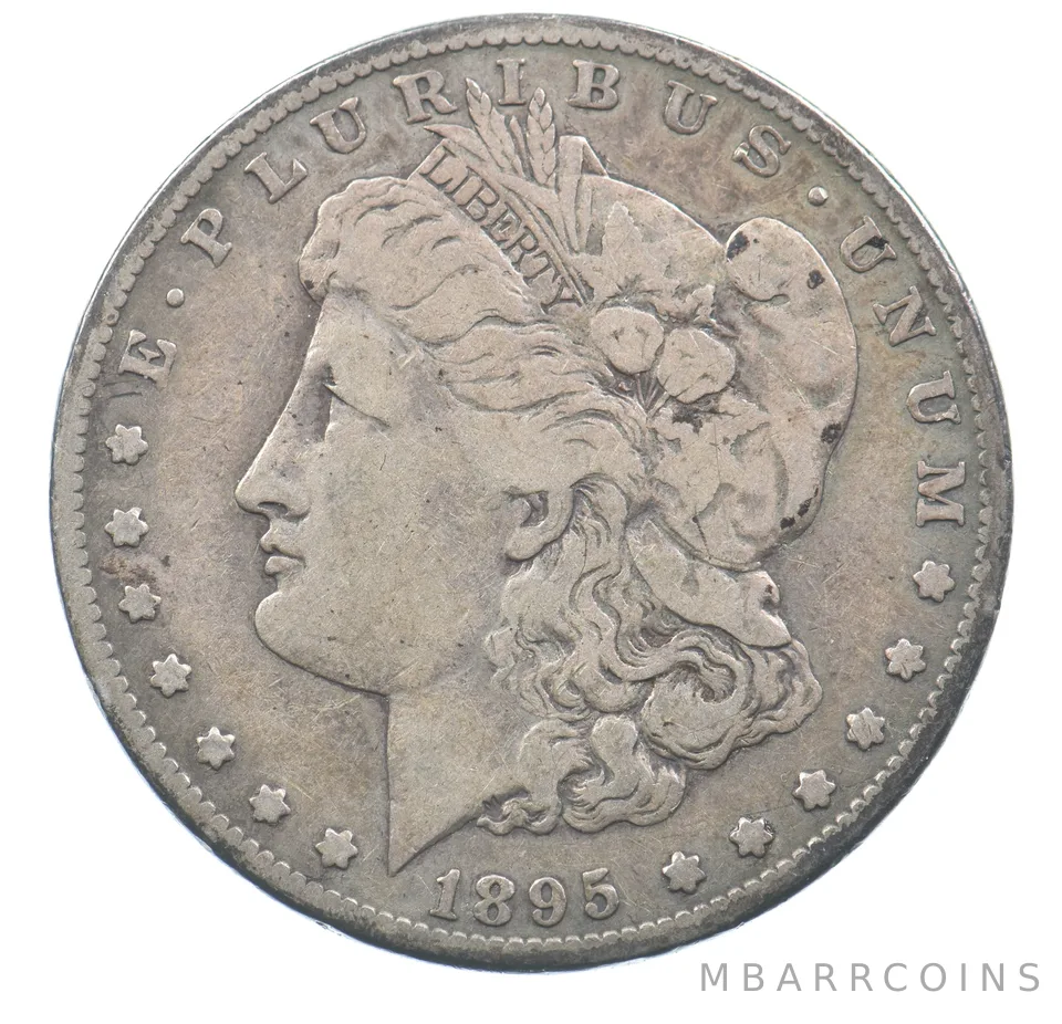 1895-S Morgan Silver Dollar a4649
