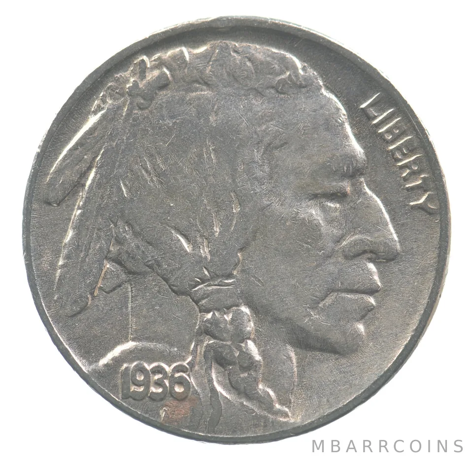 1936 Indian Head Buffalo Nickel DDO FS-101 *4040