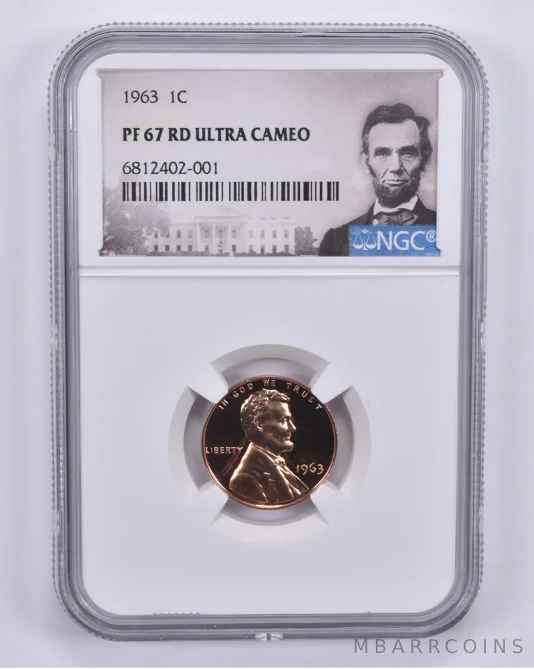 1963 Lincoln Memorial Cent PF67 RD NGC UCAM Special Label