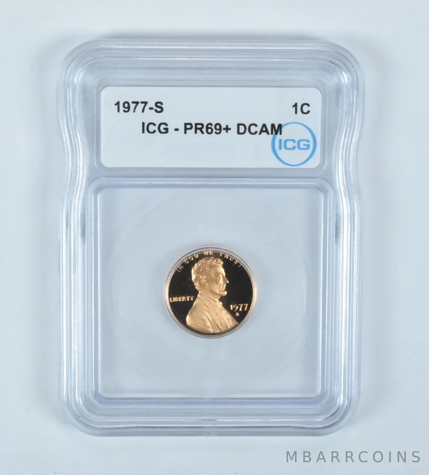 1977-S Lincoln Memorial Cent PR69+ DCAM ICG