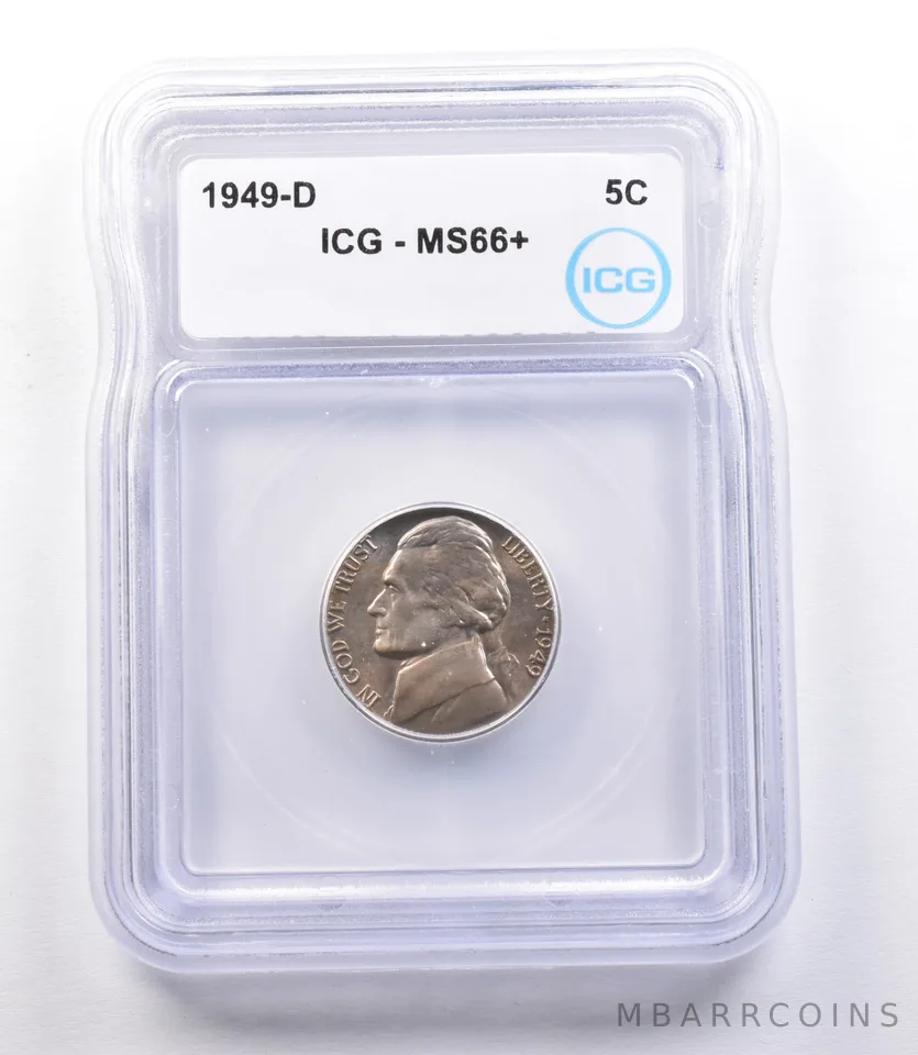 1949-D Jefferson Nickel MS66+ ICG *1893