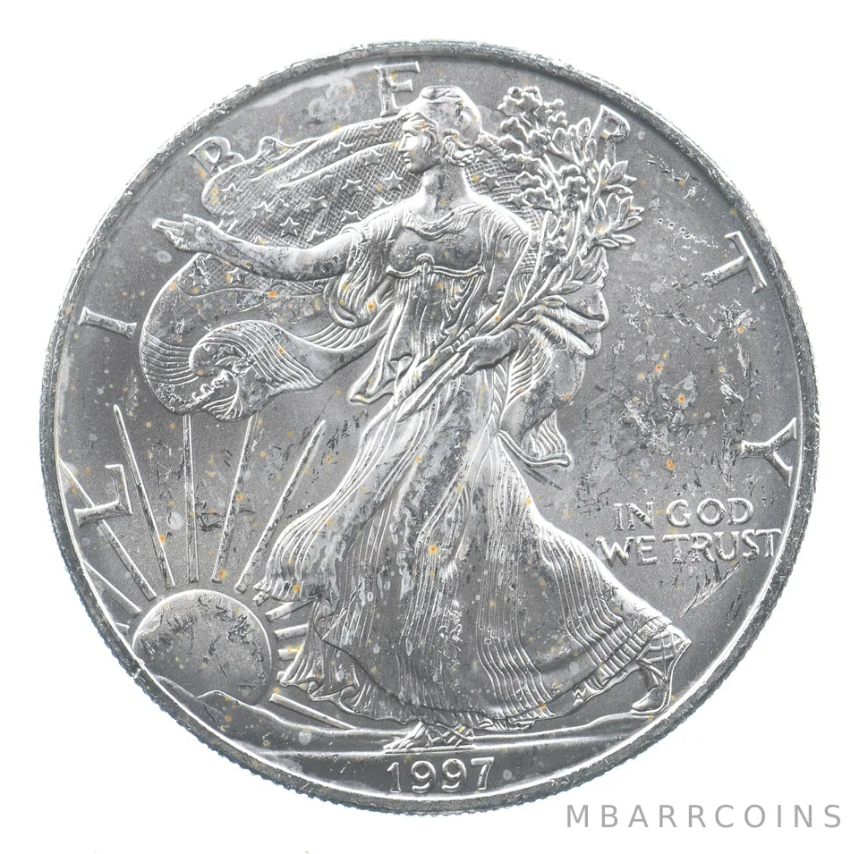Better Date 1997 American Silver Eagle 1 Troy Oz .999 Fine Silver *687