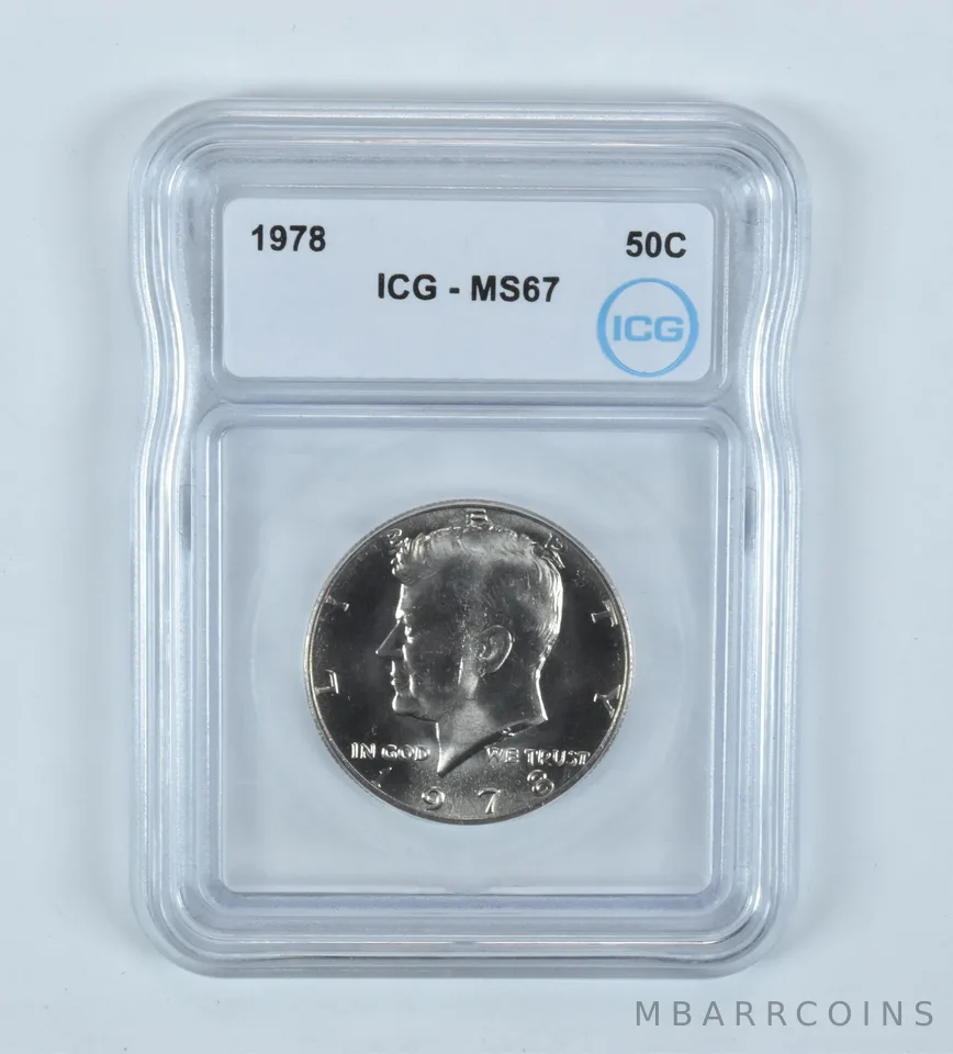 1978 Kennedy Half Dollar MS67 ICG