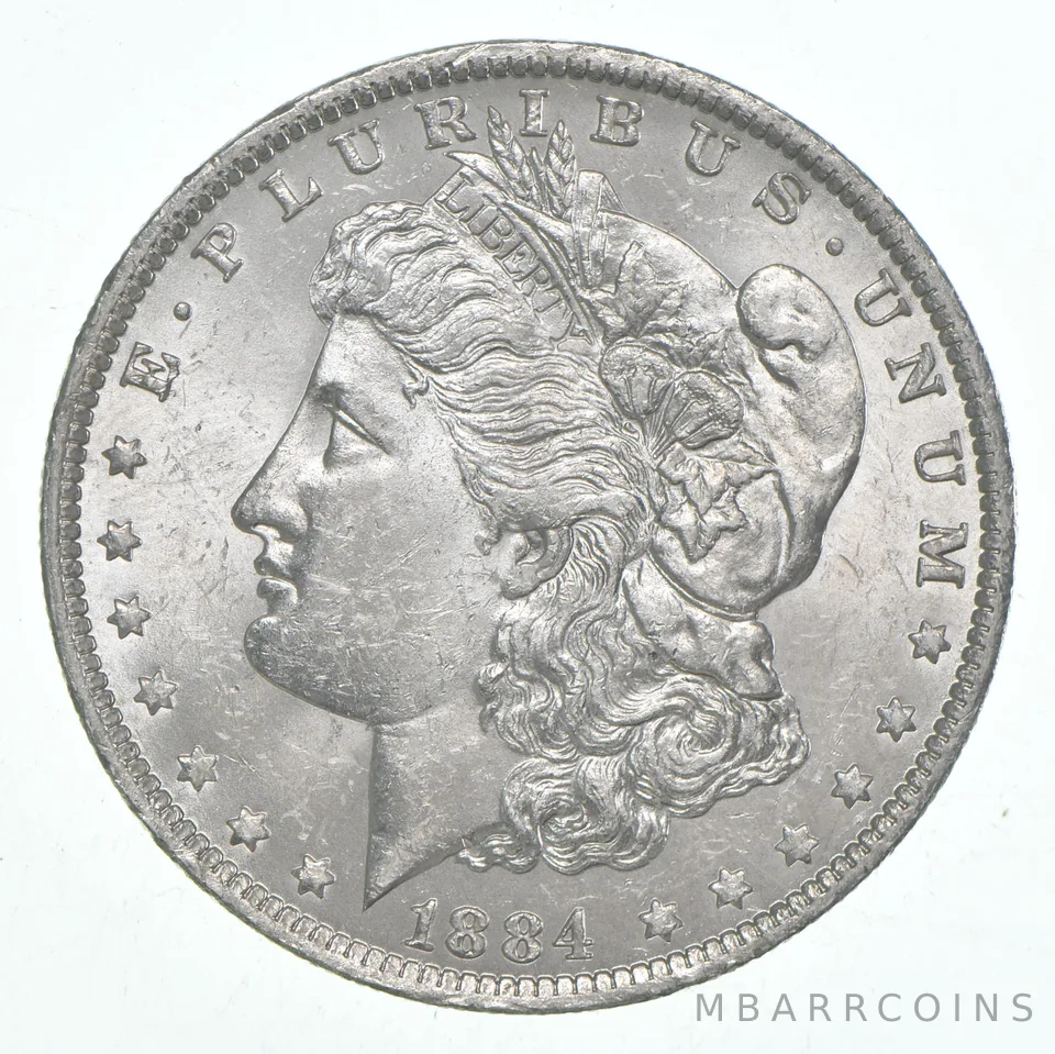 BU/Unc 1884-O Morgan Silver Dollar (1 coin)