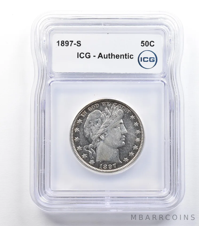 1897-S Barber Half Dollar Authentic ICG *9298