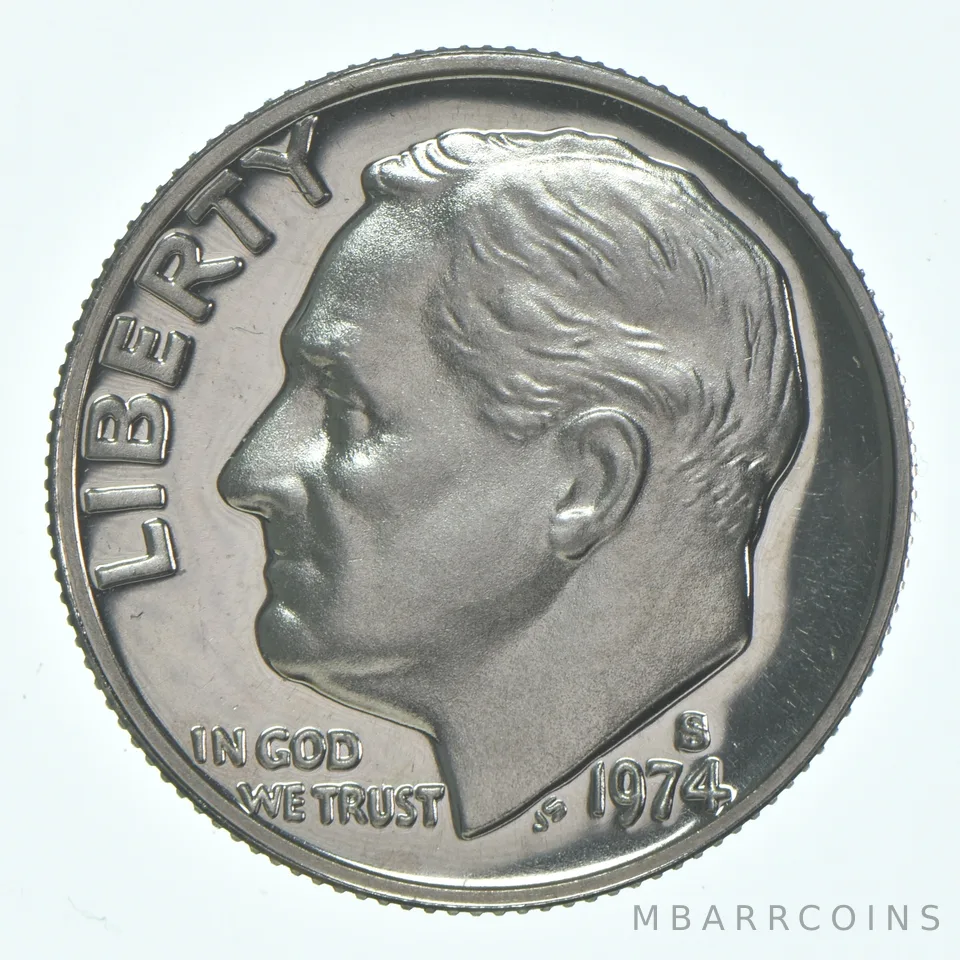 1974-S Roosevelt Dime CLAD Proof