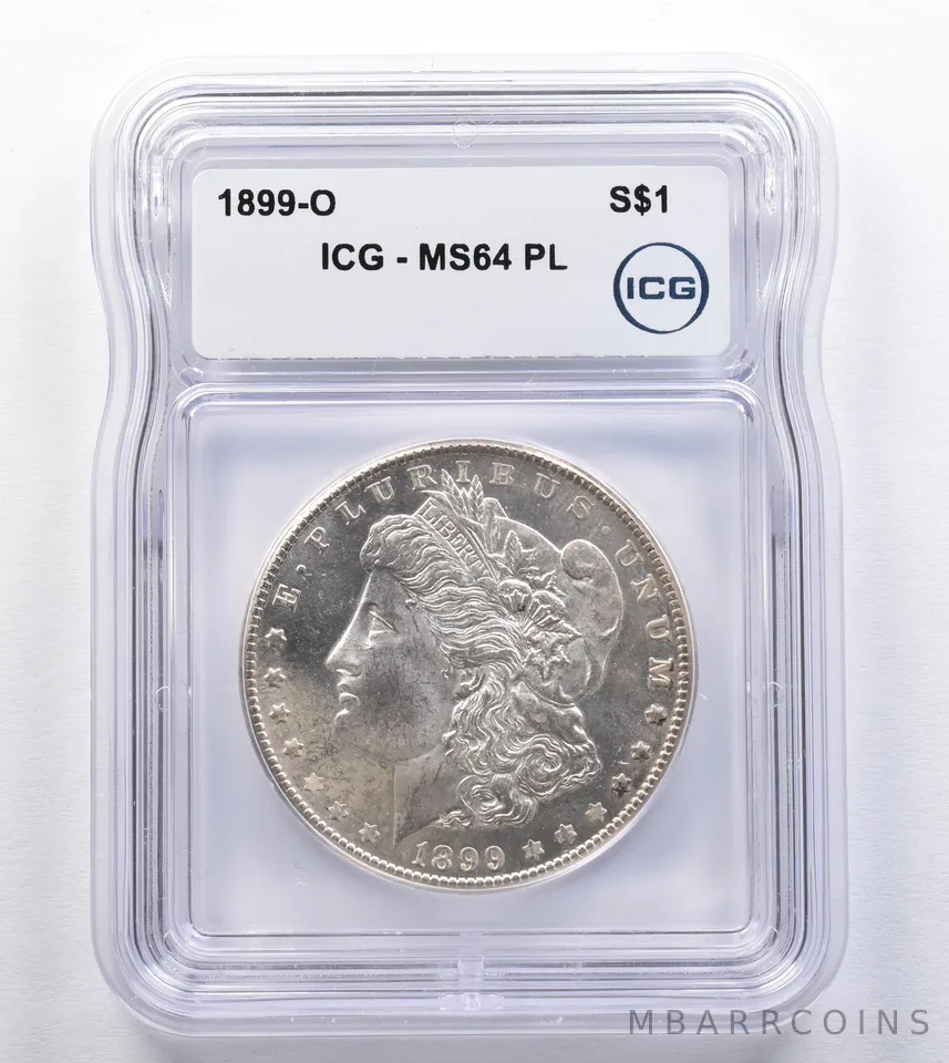 1899-O Morgan Silver Dollar MS64 PL ICG *2489