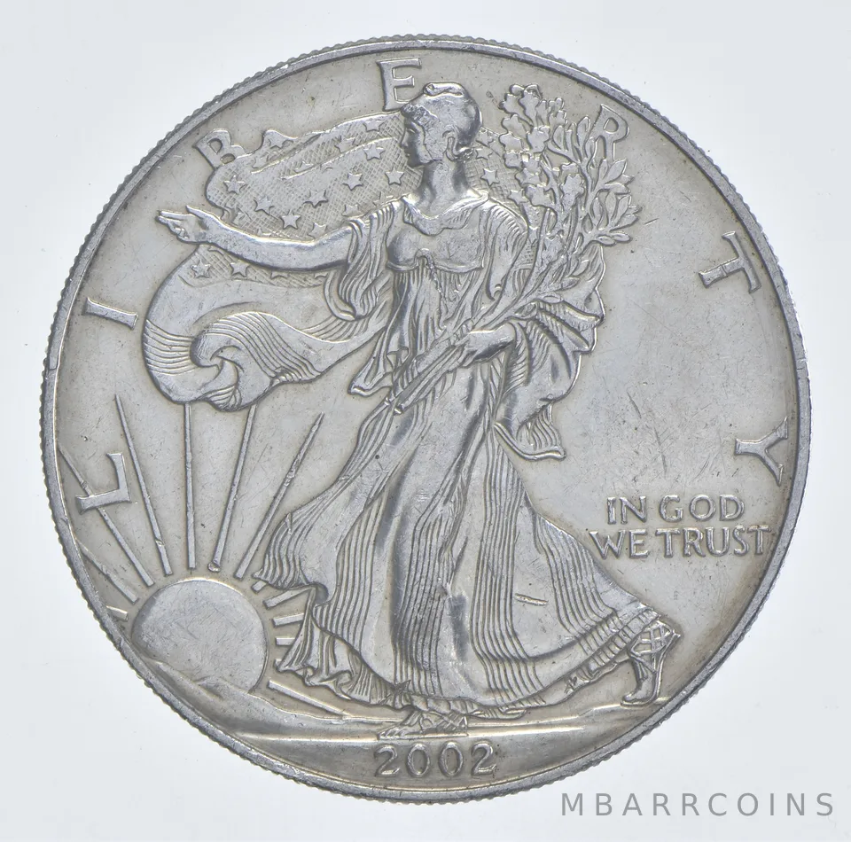 Better Date 2002 American Silver Eagle 1 Troy Oz .999 Fine Silver *524