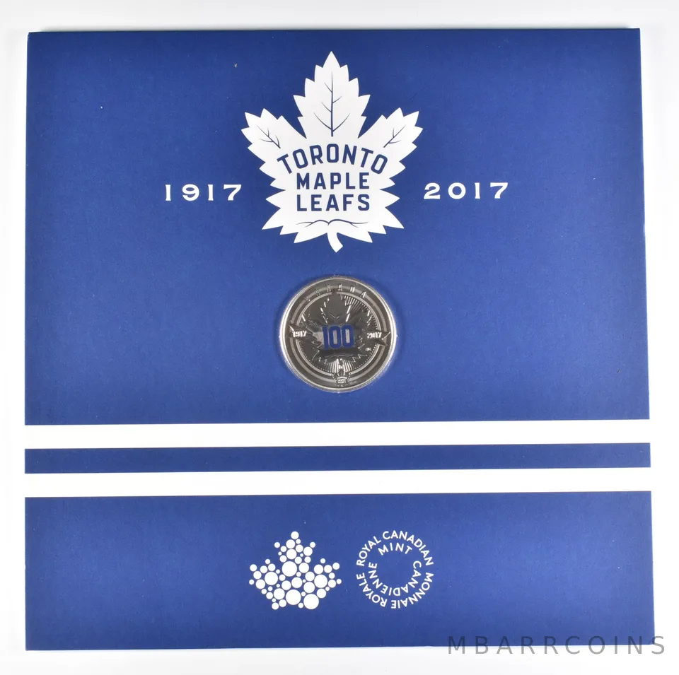2017 Canada 3 Dollars Silver Toronto Maple Leafs a3594