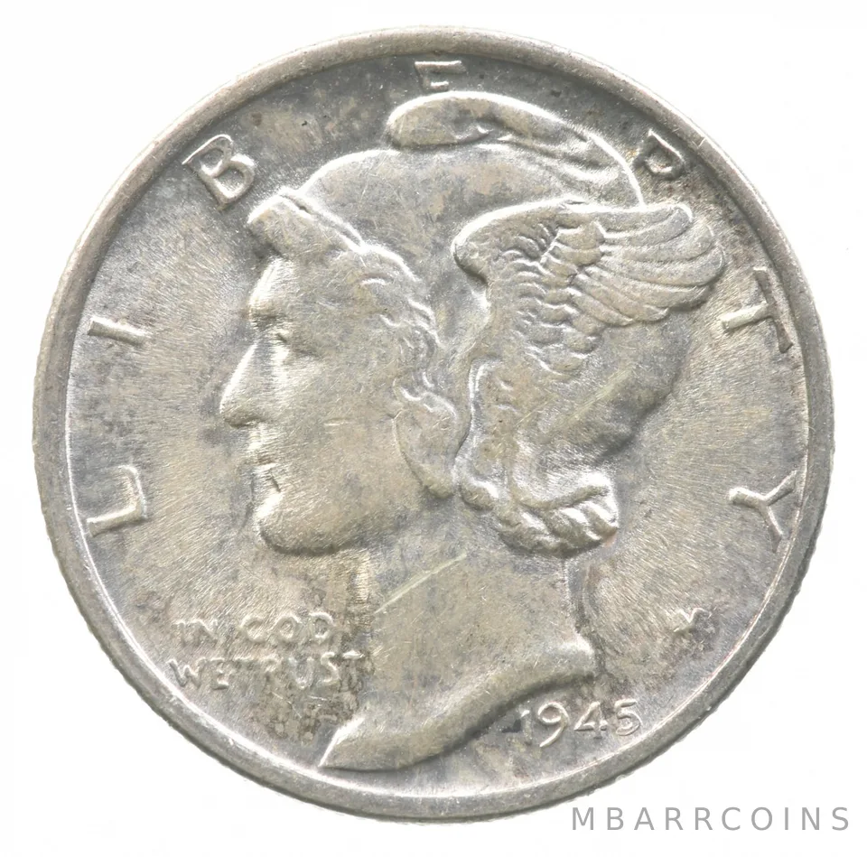 1945-S Mercury Dime Micro S *8909