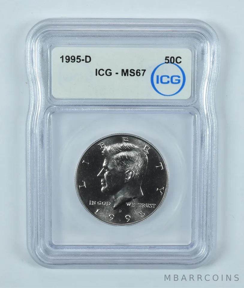 1995-D Kennedy Half Dollar MS67 ICG