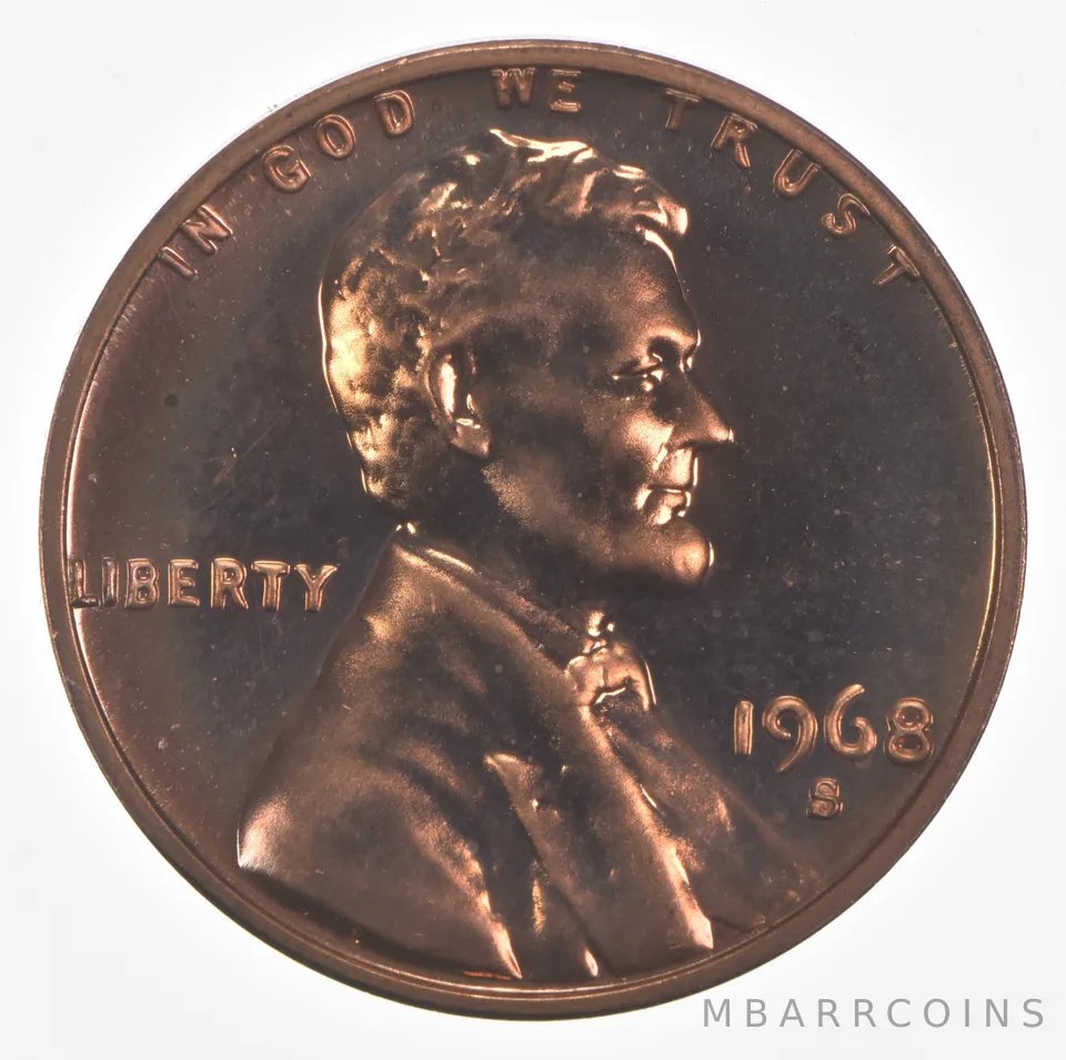 1968-S Lincoln Memorial Cent Proof