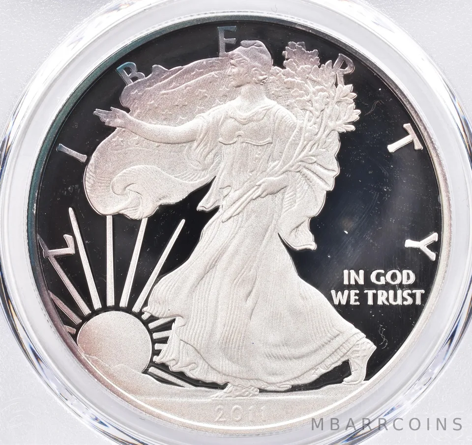 2011-W American Silver Eagle PR68 DCAM PCGS Beautiful Tone *1546