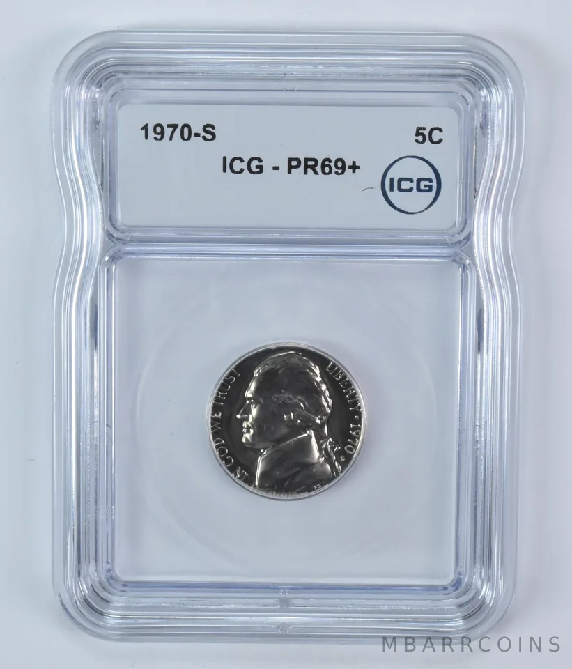 1970-S Jefferson Nickel PR69+ ICG