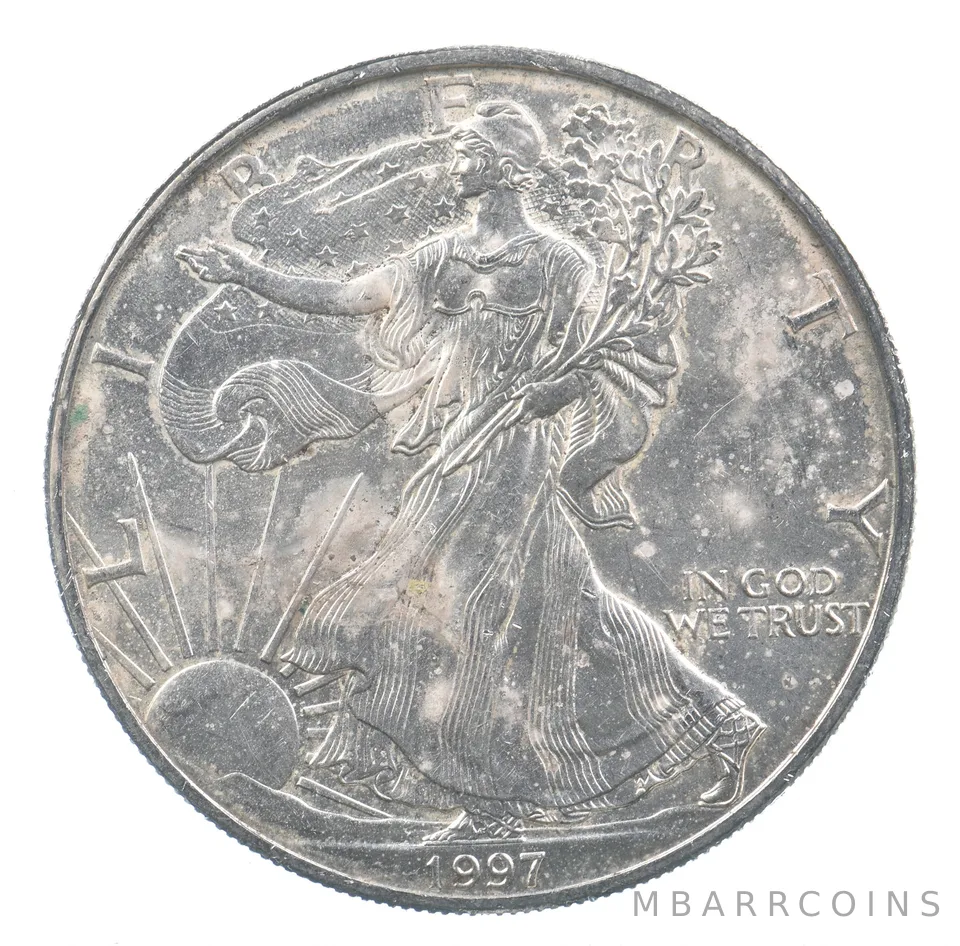 Better Date 1997 American Silver Eagle 1 Troy Oz .999 Fine Silver *717