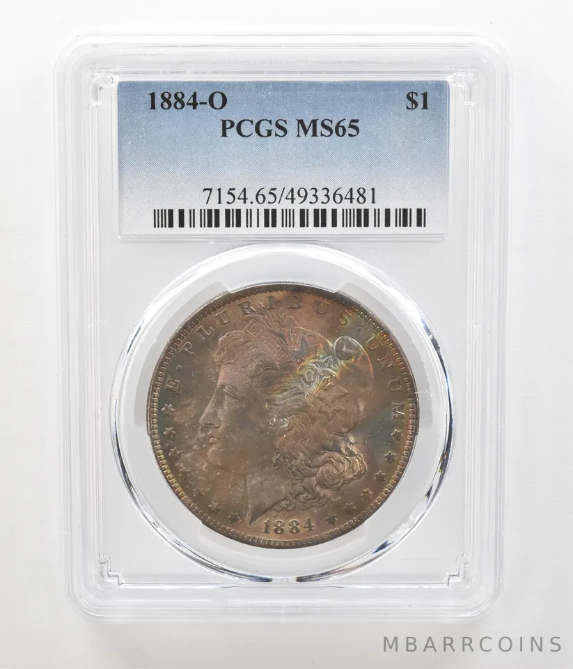 1884-O Morgan Silver Dollar MS65 PCGS Beautiful Tone *4556