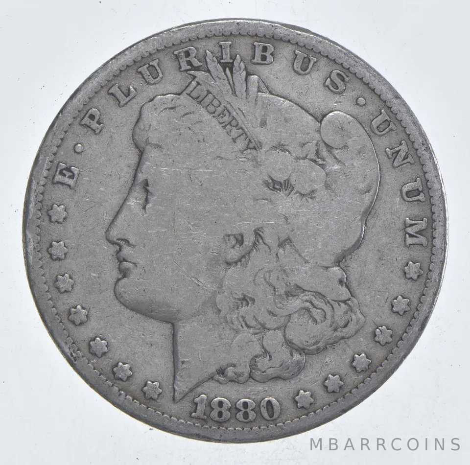 Early - 1880 Morgan Silver Dollar - 90% US Coin *049