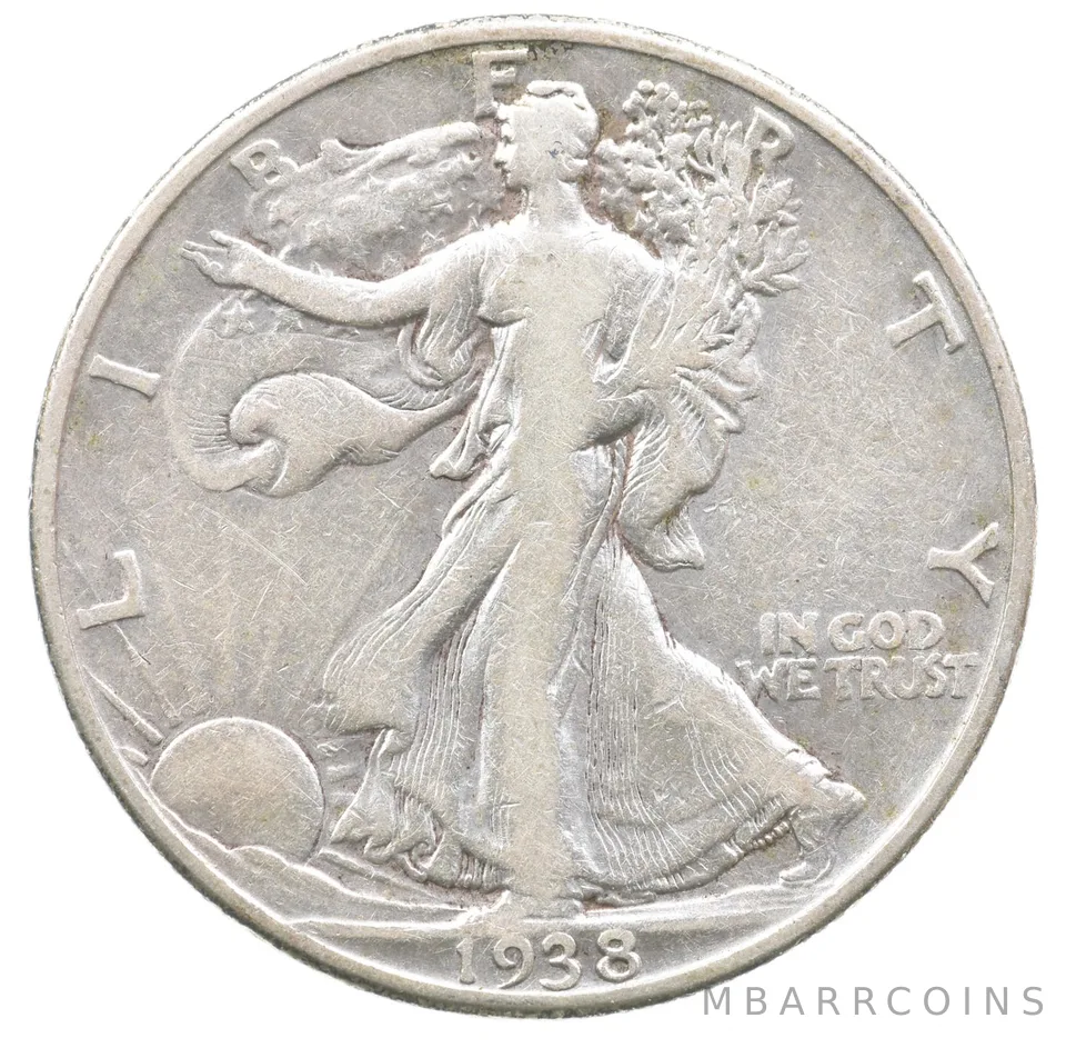 1938-D Walking Liberty Half Dollar *6739