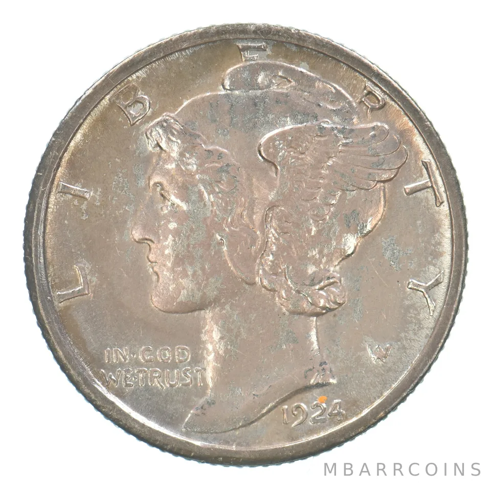 1924-S Mercury Dime Beautiful Tone *4149