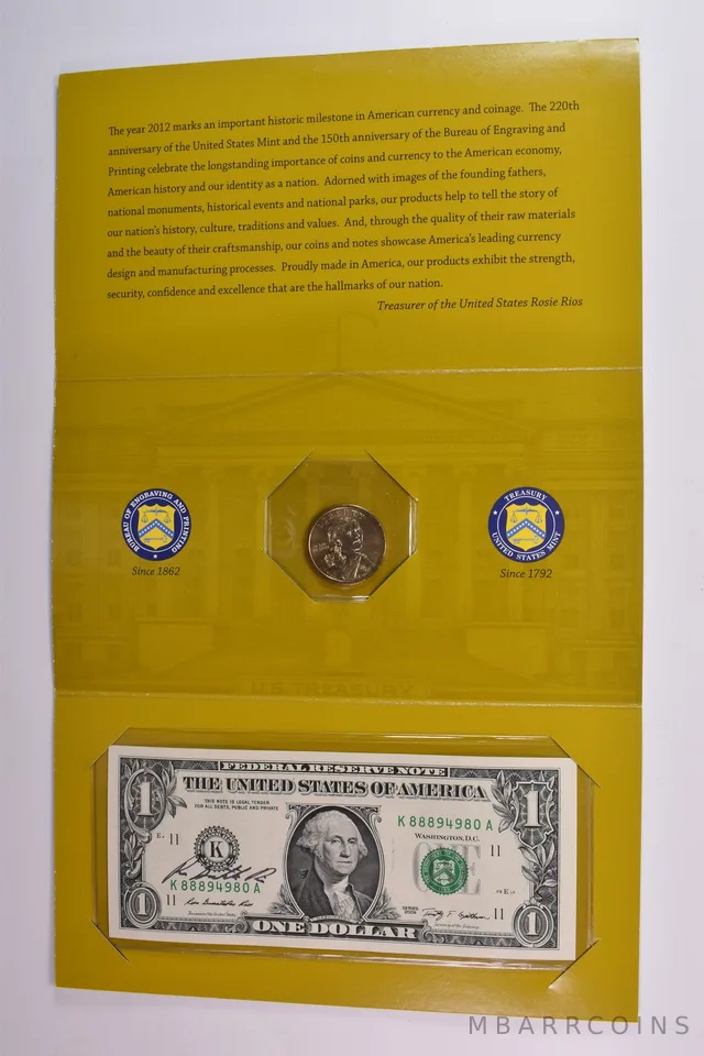2009 $1 Dallas TX FRN Courtesy Signature Sacagawea 150th Anniversary BEP *1828