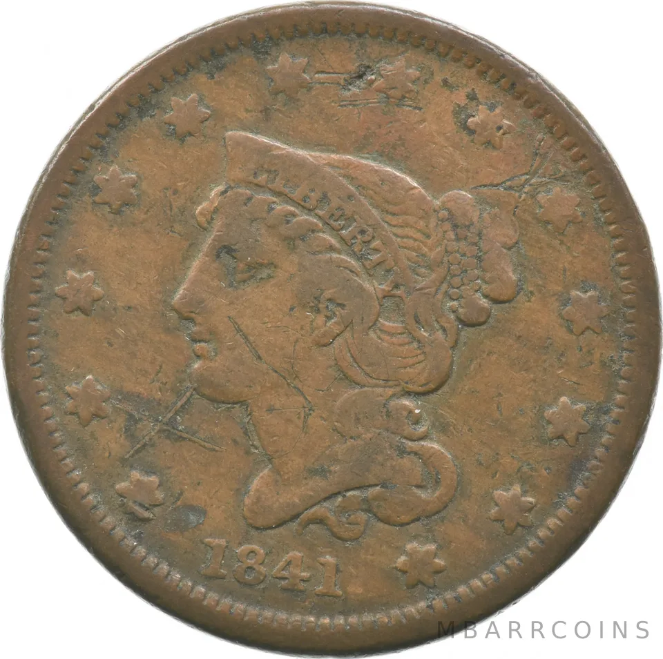 1841 Liberty Head Large Cent *2361