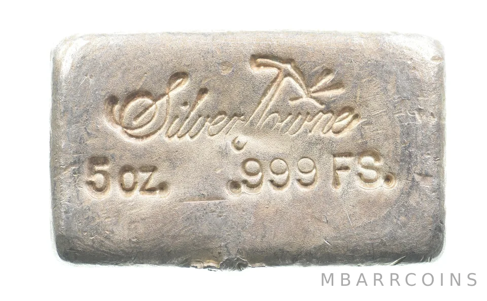 5 Oz Silver Bar Silver Towne *6811