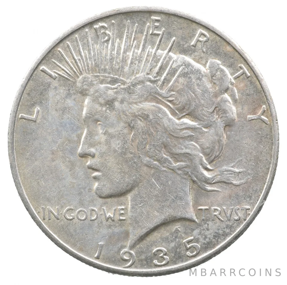 1935-S Peace Silver Dollar a8959