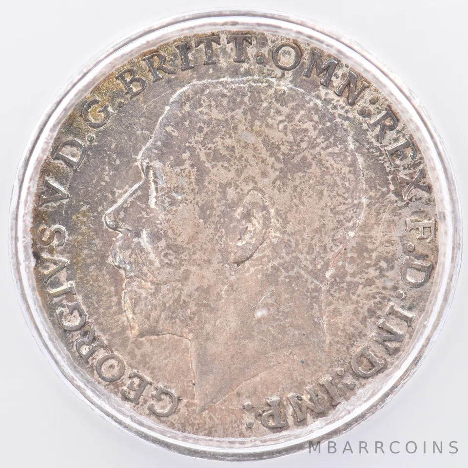 1918 Great Britain 3 Pence MS64 ICG Beautiful Tone *1931