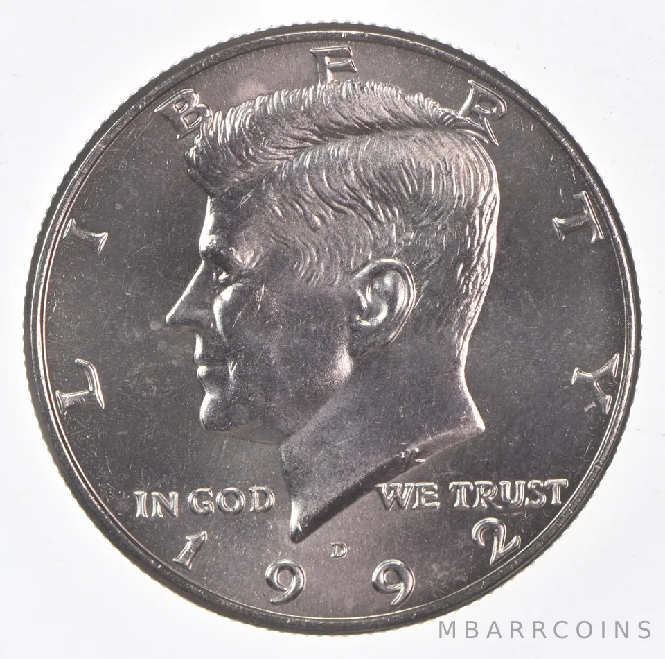 1992-D Kennedy Half Dollar Clad Unc