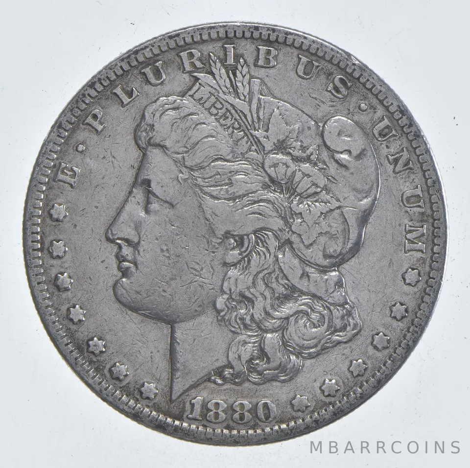 Early - 1880-S Morgan Silver Dollar - 90% US Coin *910