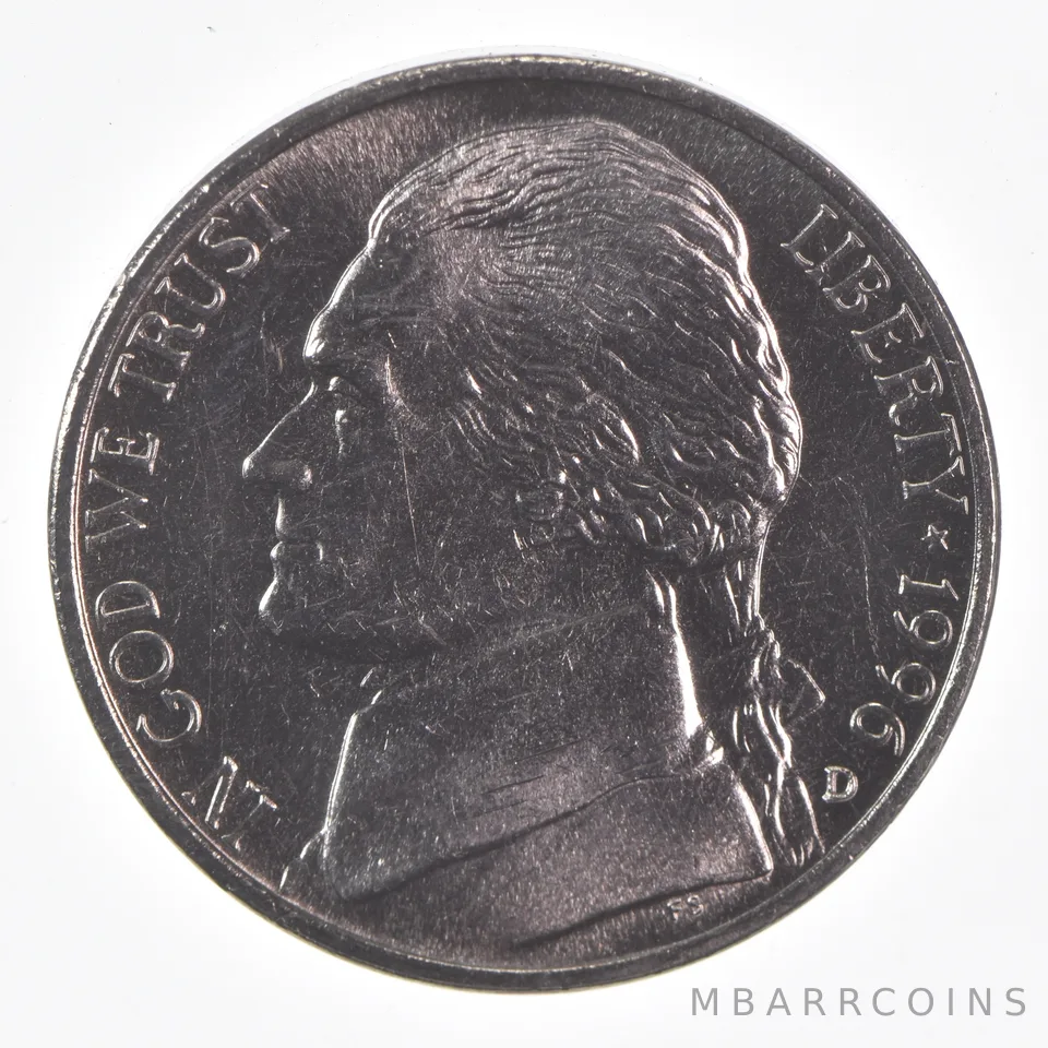 1996-D Jefferson Nickel Unc