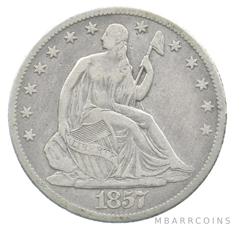 1857-O Barber Half Dollar *4793