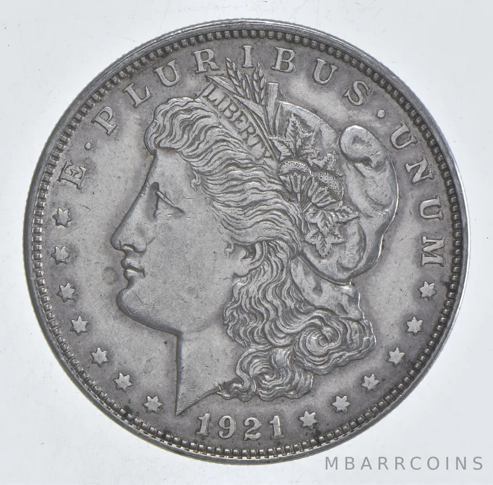 1921 Morgan Silver Dollar - Last Year Issue 90% $1 Bullion *538